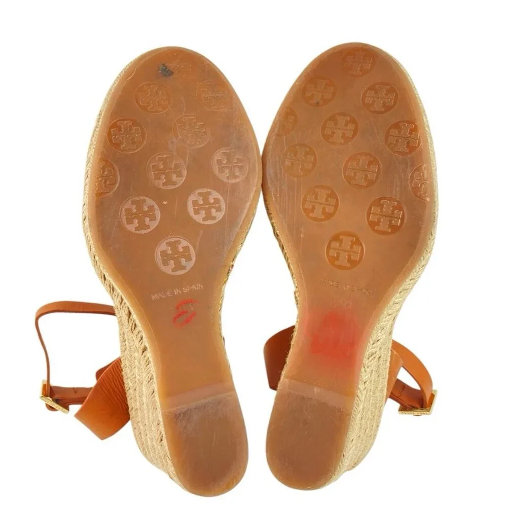 *Tory Burch Platform Espadrille Sandals Womens Size 10 Frogs Cottagecore Girly